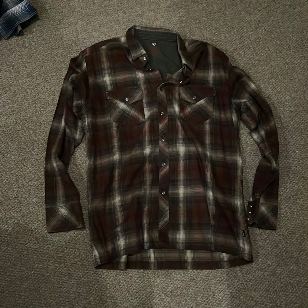 Khul flannel pearl snap